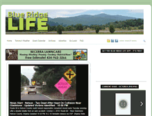 Tablet Screenshot of blueridgelife.com